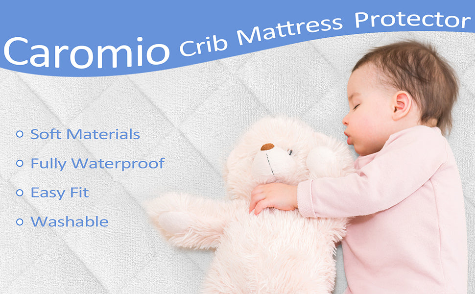 Bamboo Crib Mattress Protector 9 Inch Waterproof