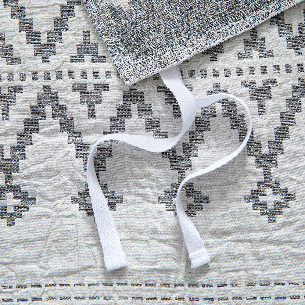 Cotton Jacquard Duvet Cover Set King Size